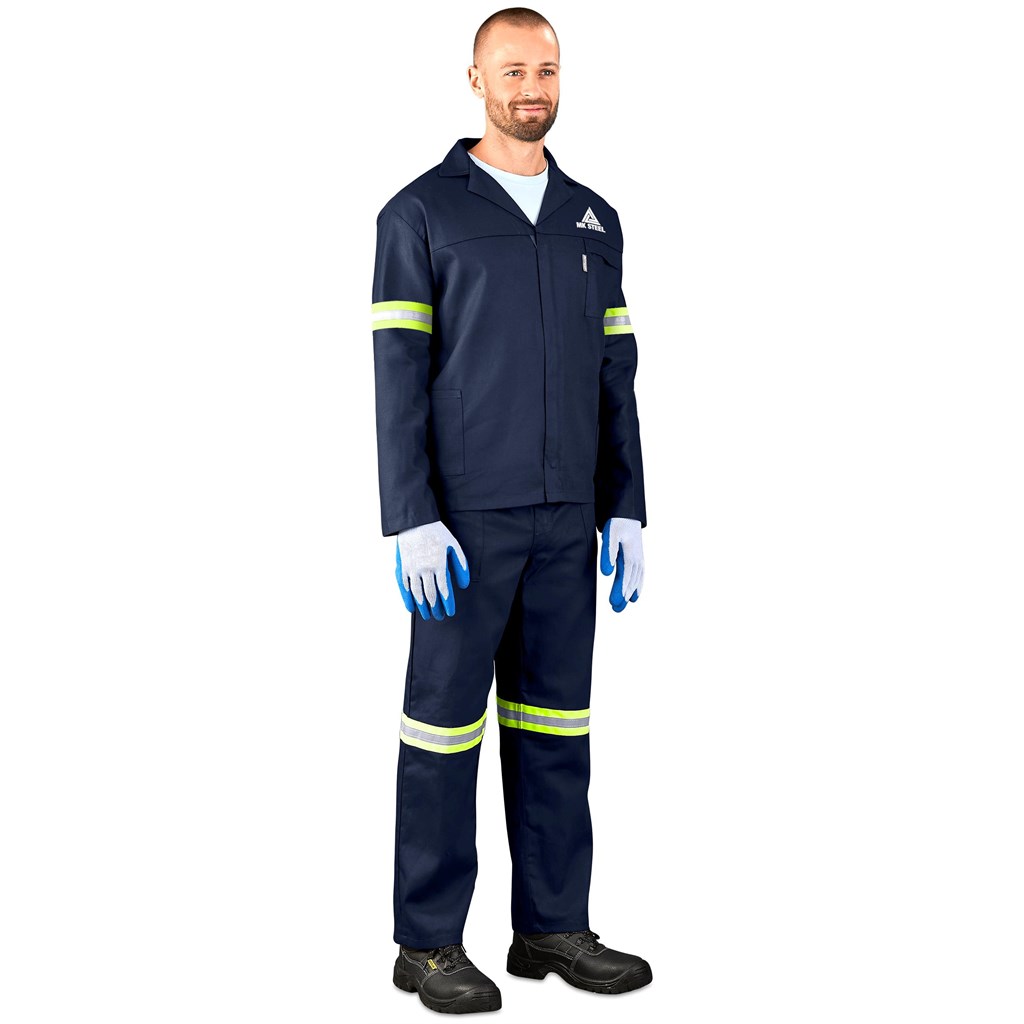 Technician 100% Cotton Conti Suit - Reflective Arms & Legs - Yellow Tape - Image 6