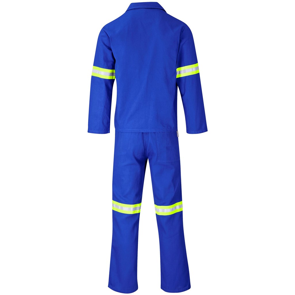 Technician 100% Cotton Conti Suit - Reflective Arms & Legs - Yellow Tape - Image 17