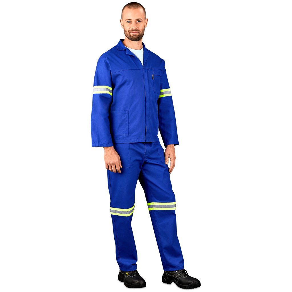 Technician 100% Cotton Conti Suit - Reflective Arms & Legs - Yellow Tape - Image 10