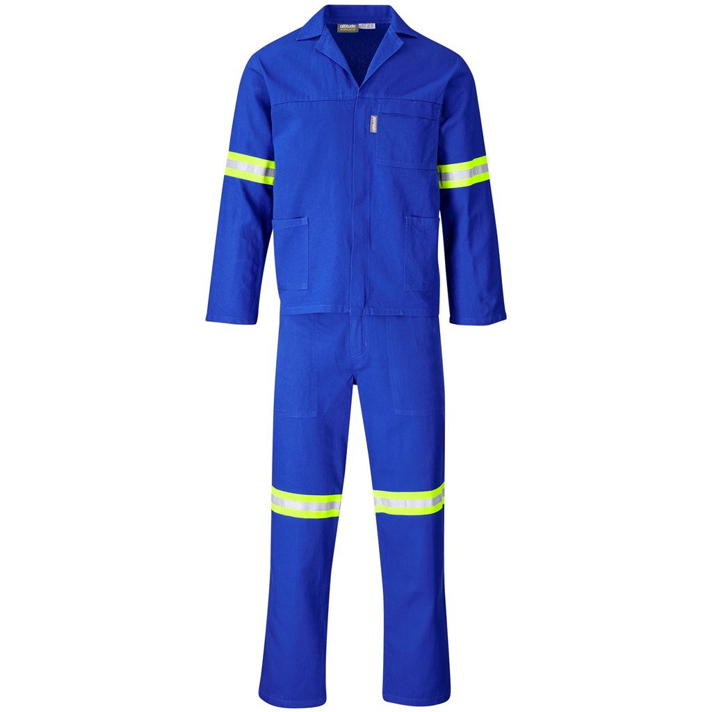 Technician 100% Cotton Conti Suit - Reflective Arms & Legs - Yellow Tape - Image 15