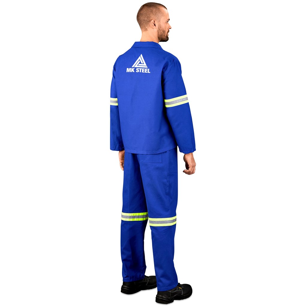 Technician 100% Cotton Conti Suit - Reflective Arms & Legs - Yellow Tape - Image 3