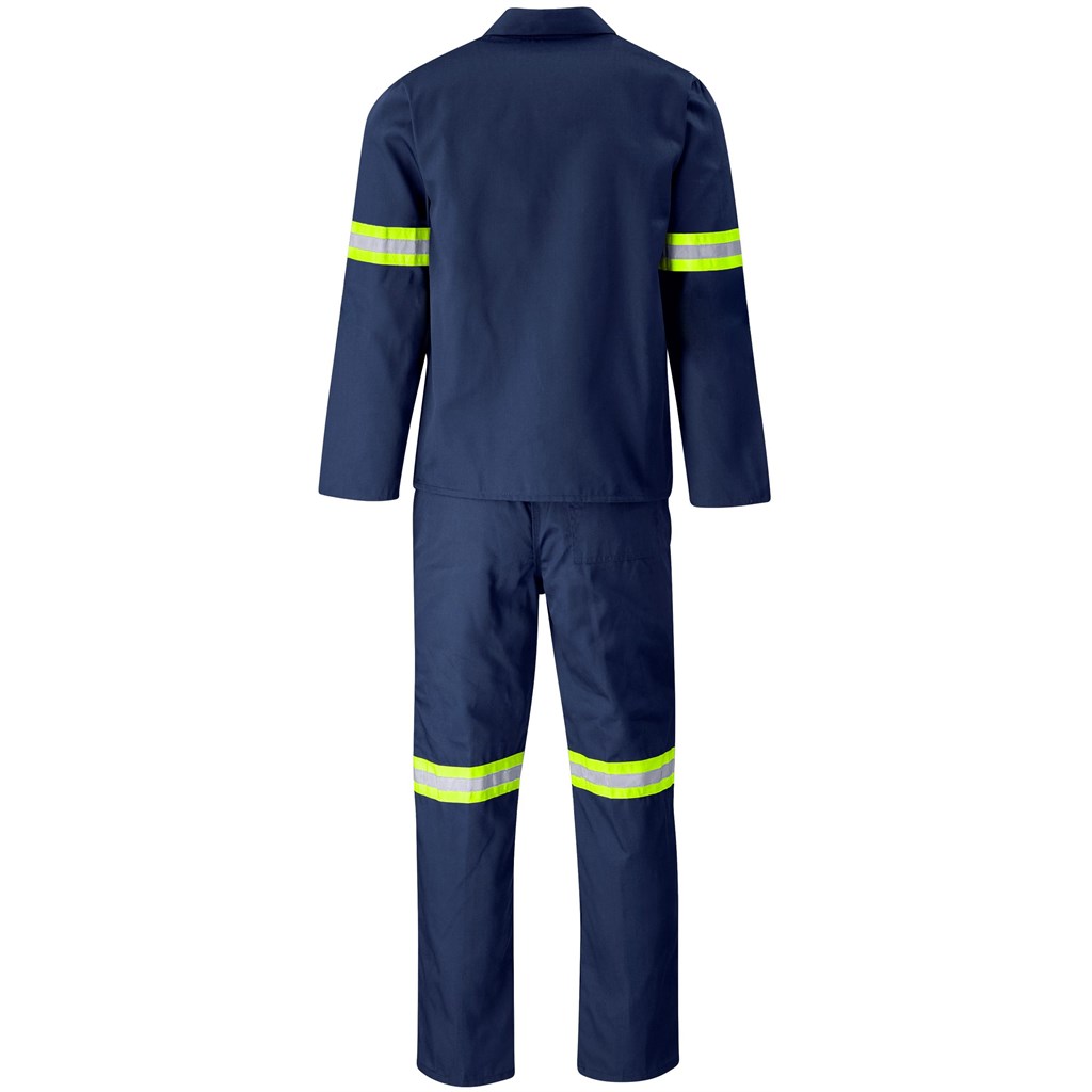 Trade Polycotton Conti Suit - Reflective Arms & Legs - Yellow Taped - Image 10