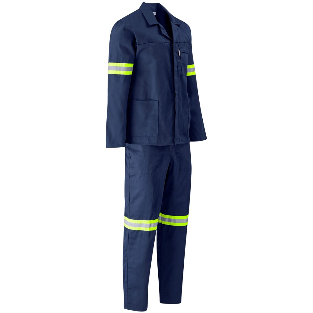 Trade Polycotton Conti Suit - Reflective Arms & Legs - Yellow Taped - Image 12