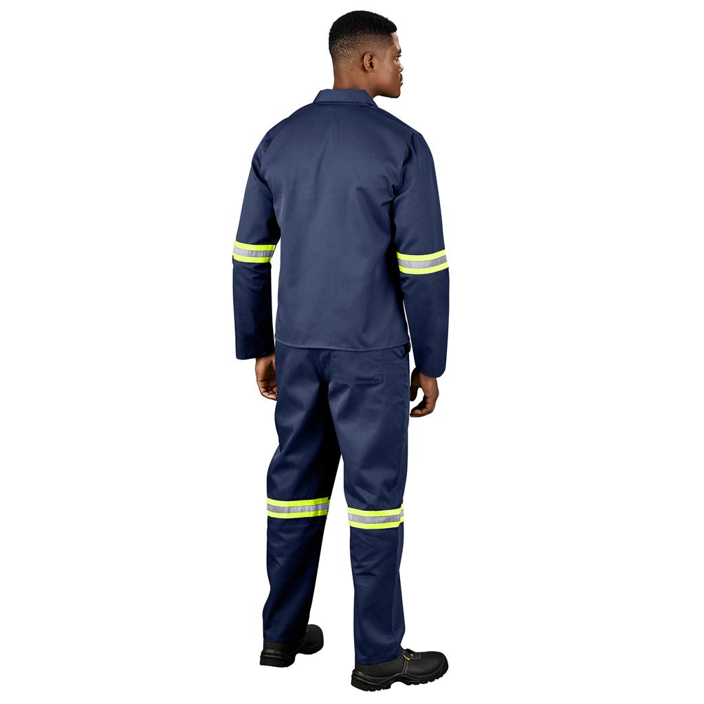 Trade Polycotton Conti Suit - Reflective Arms & Legs - Yellow Taped - Image 13