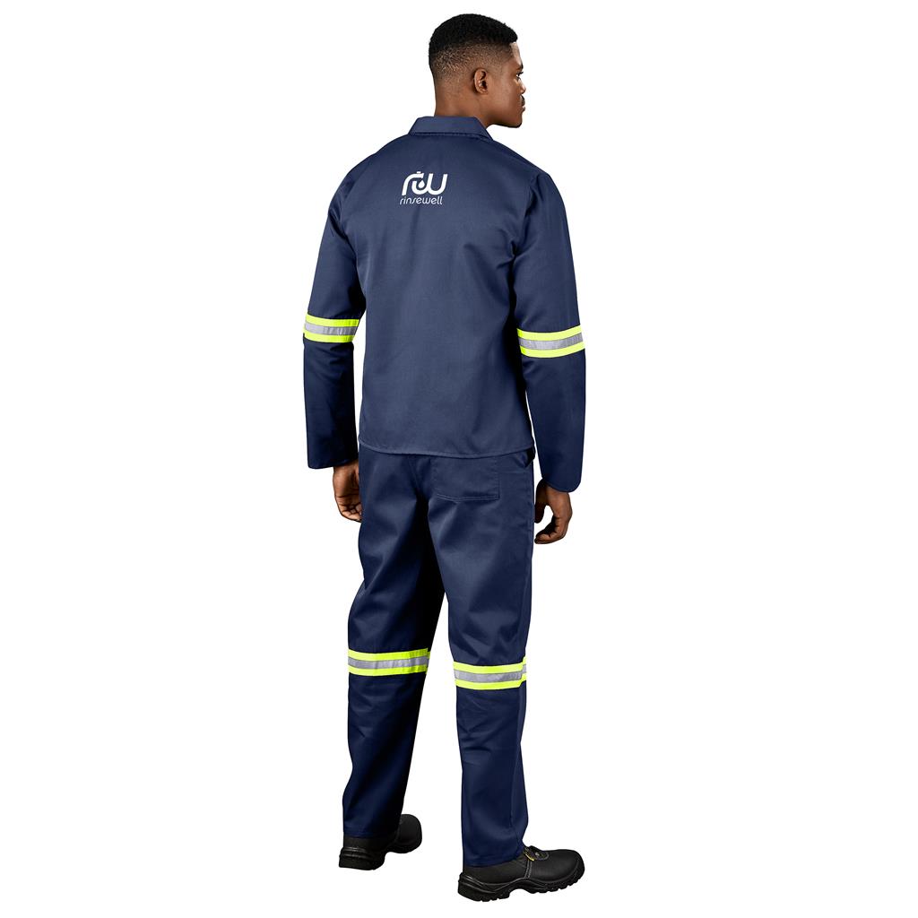 Trade Polycotton Conti Suit - Reflective Arms & Legs - Yellow Taped - Image 11