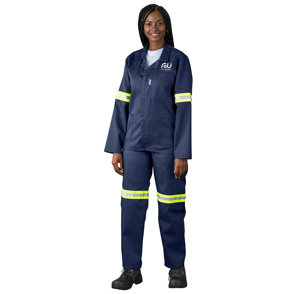 Trade Polycotton Conti Suit - Reflective Arms & Legs - Yellow Taped - Image 16