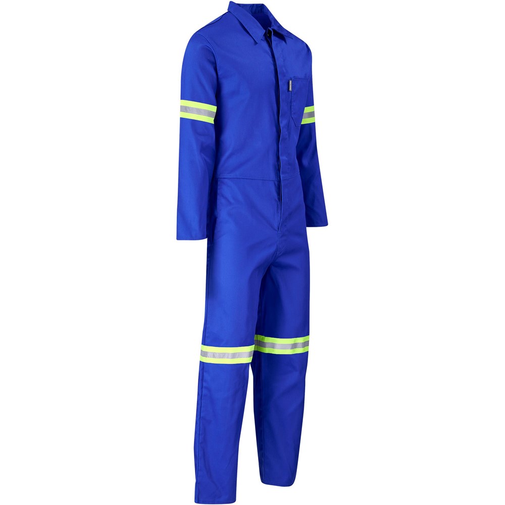 Safety Polycotton Boiler Suit - Reflective Arms & Legs - Yellow Tape - Image 10