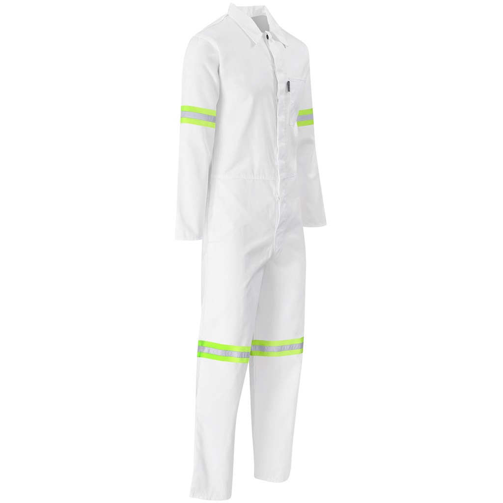 Safety Polycotton Boiler Suit - Reflective Arms & Legs - Yellow Tape - Image 14
