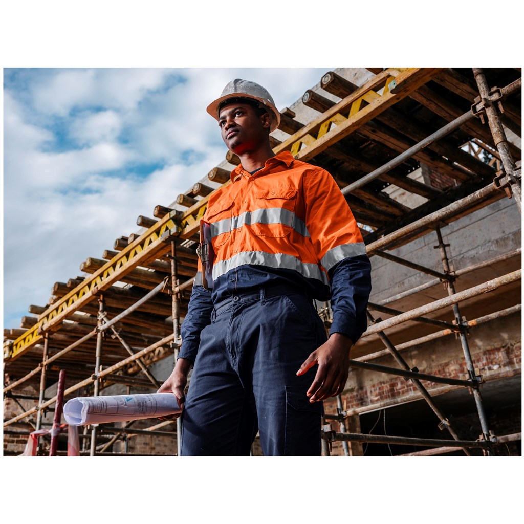 Access Vented Two-Tone Reflective Work Shirt - Image 2
