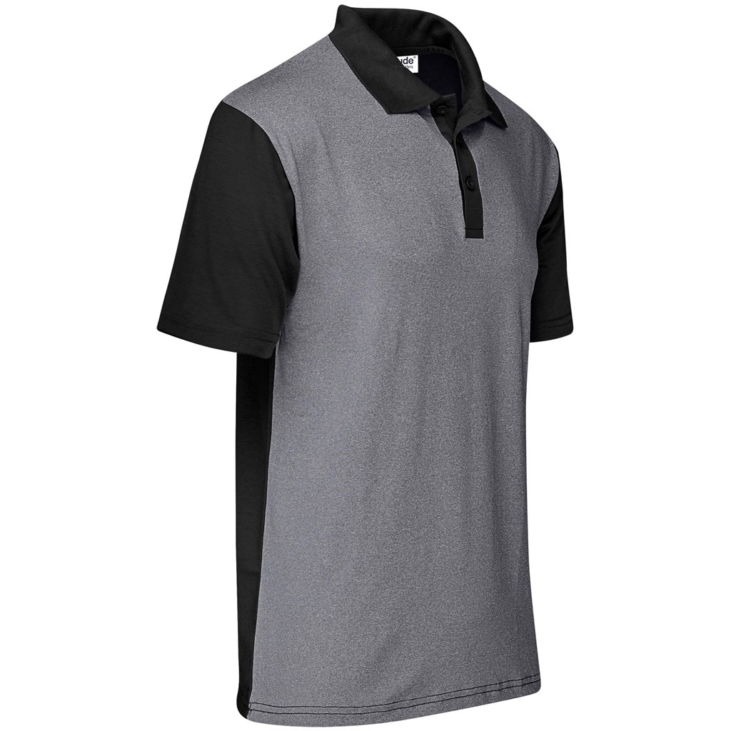 Mens Crossfire Golf Shirt - Grey - Image 8