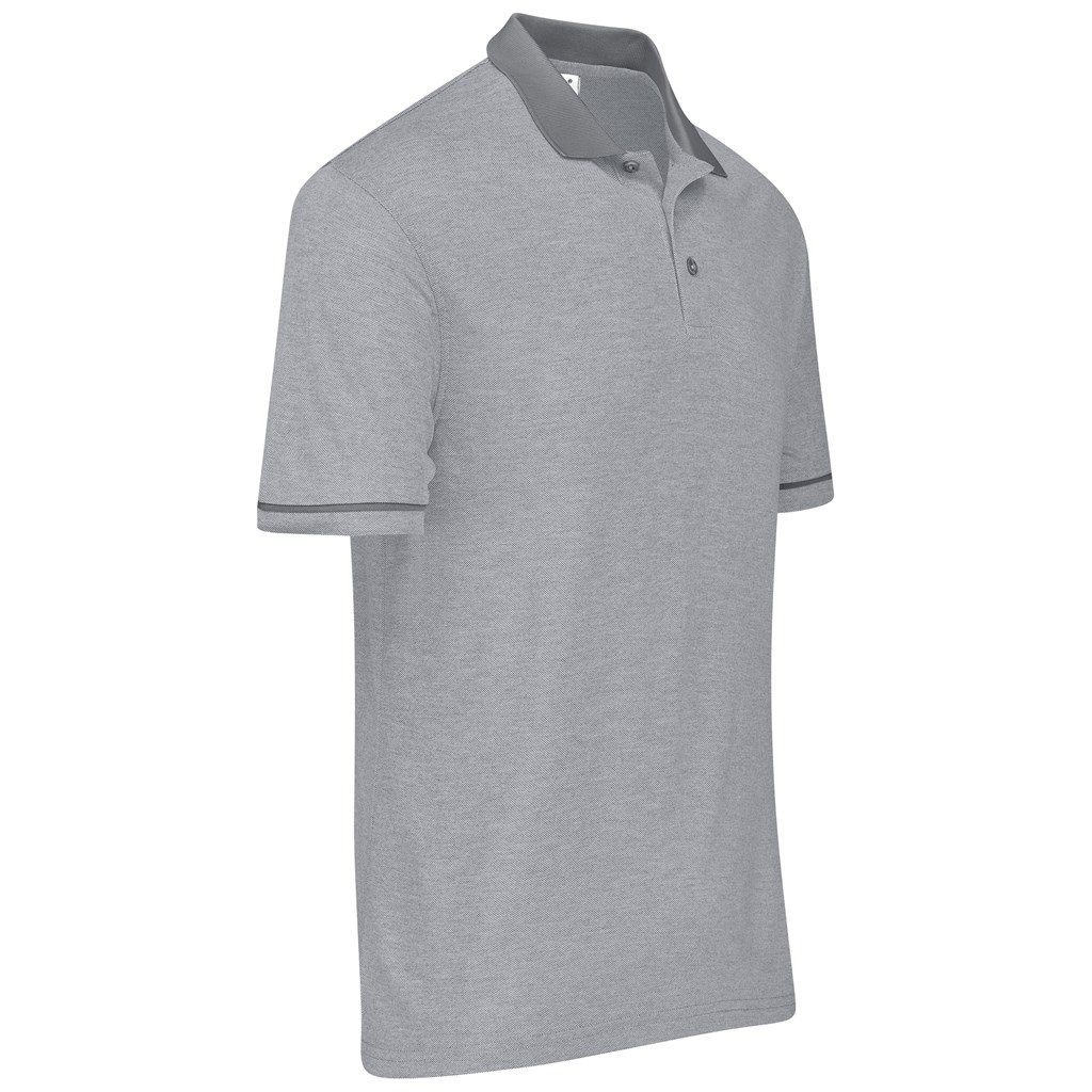Mens Verge Golf Shirt - Light Grey - Image 3