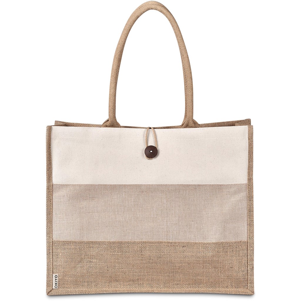Okiyo Fukei Jute & Cotton Tote - Image 4