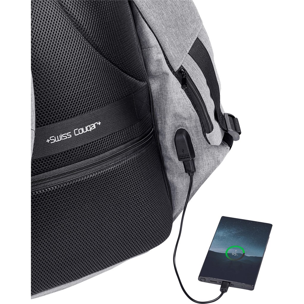 Swiss Cougar Palencia Anti-Theft Laptop Backpack - Image 10