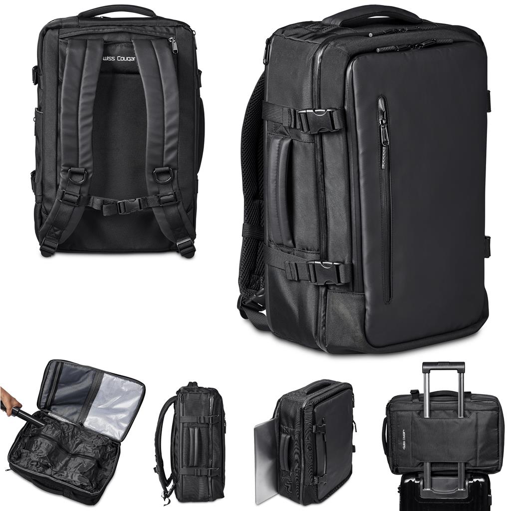 Swiss Cougar Lancaster Hybrid Laptop Backpack - BL - Image 5