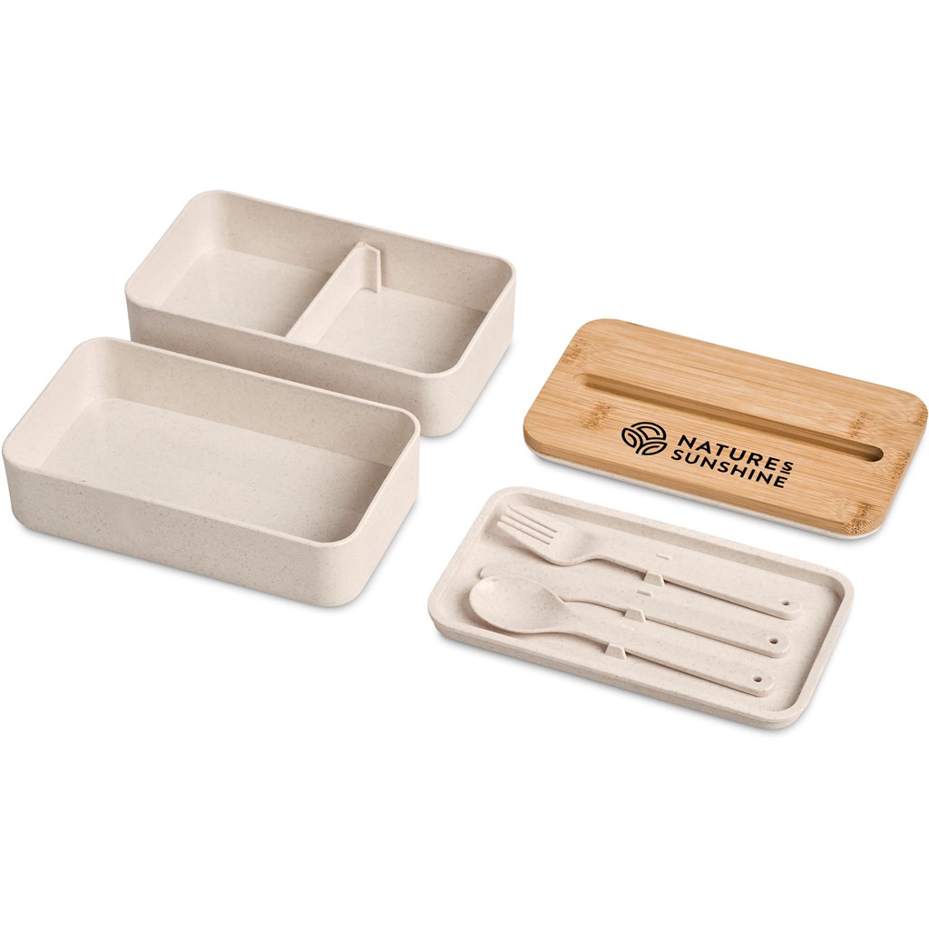 Okiyo Dura Wheat Straw & Bamboo Lunch Box Set - Image 12