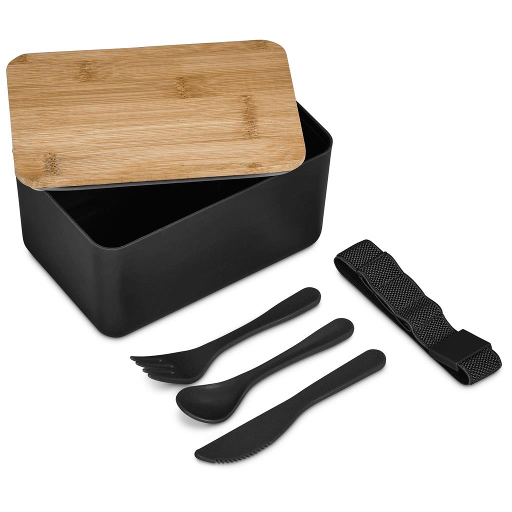 Okiyo Pasuta Recycled Plastic & Bamboo Lunch Box - Image 7