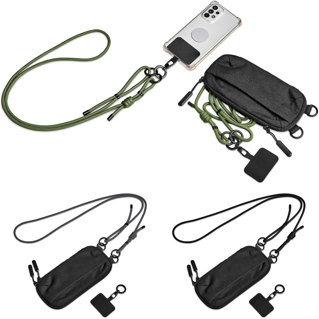 Altitude Glam Recycled PET Crossbody Bag & Phone Strap - Image 9