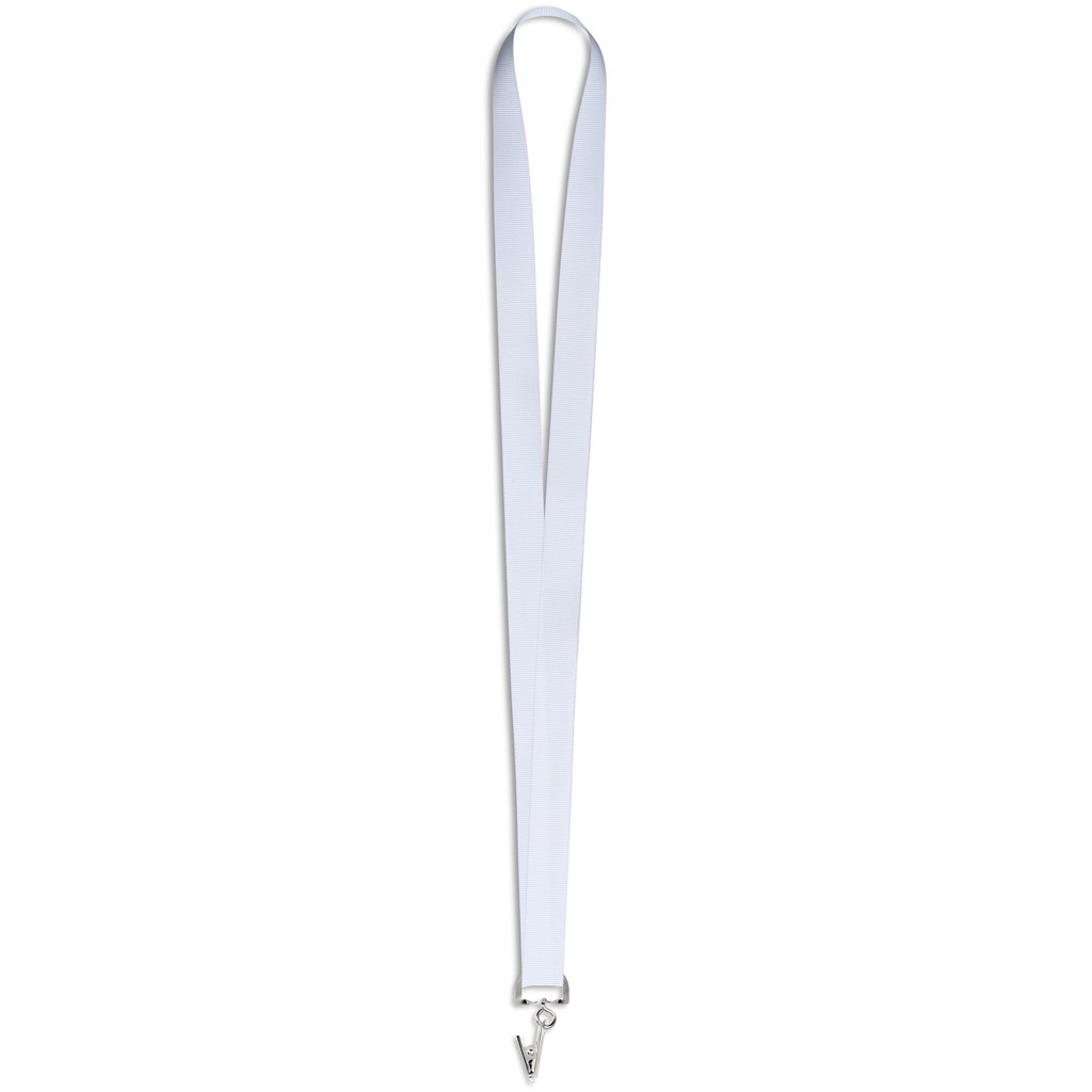 Altitude Crocodile Clip Double-Sided Sublimation Petersham Lanyard - Image 2