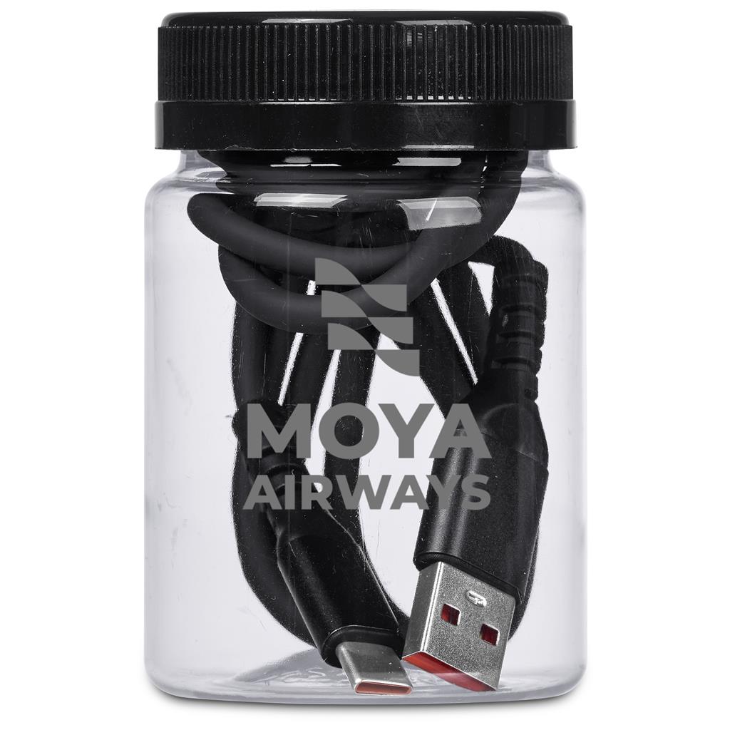 Altitude Capsit Fast Charge USB-A to Type-C Charging Cable in Jar - Image 5