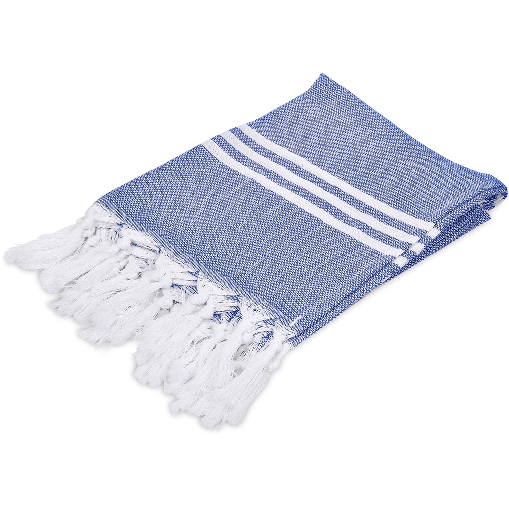 US Basic Santa Cruz Cotton-Rich Beach Towel & Drawstring Bag - Image 9
