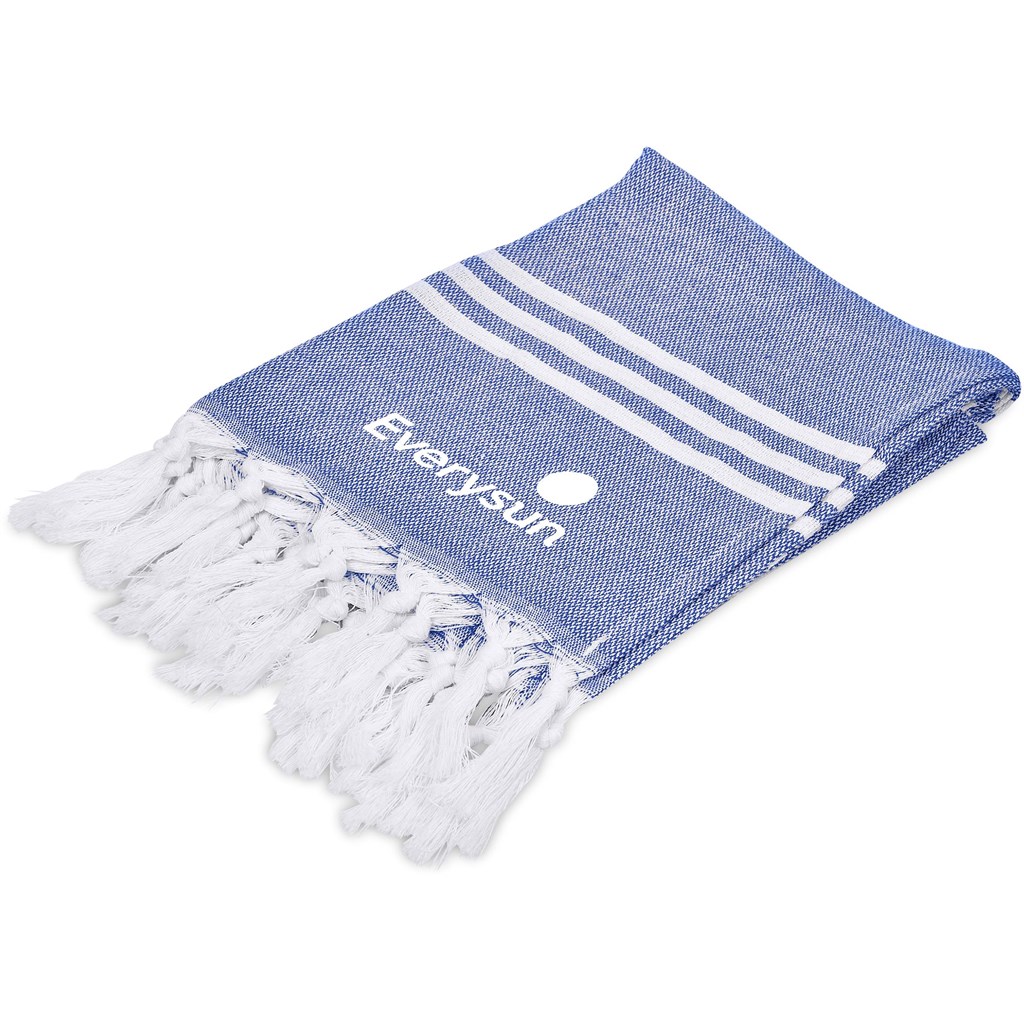 US Basic Santa Cruz Cotton-Rich Beach Towel & Drawstring Bag - Image 11