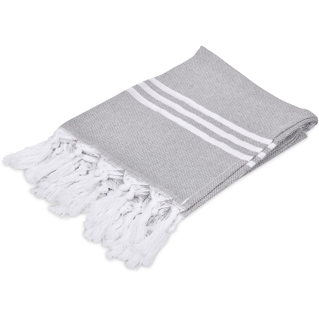 US Basic Santa Cruz Cotton-Rich Beach Towel & Drawstring Bag - Image 28