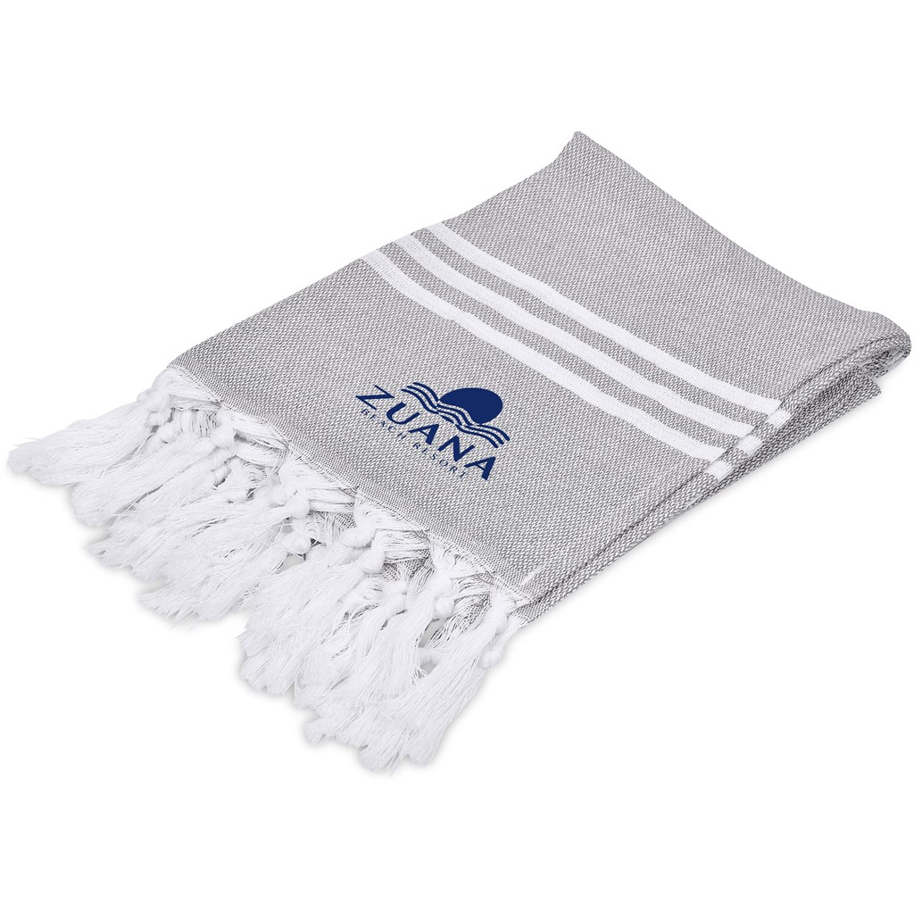US Basic Santa Cruz Cotton-Rich Beach Towel & Drawstring Bag - Image 24