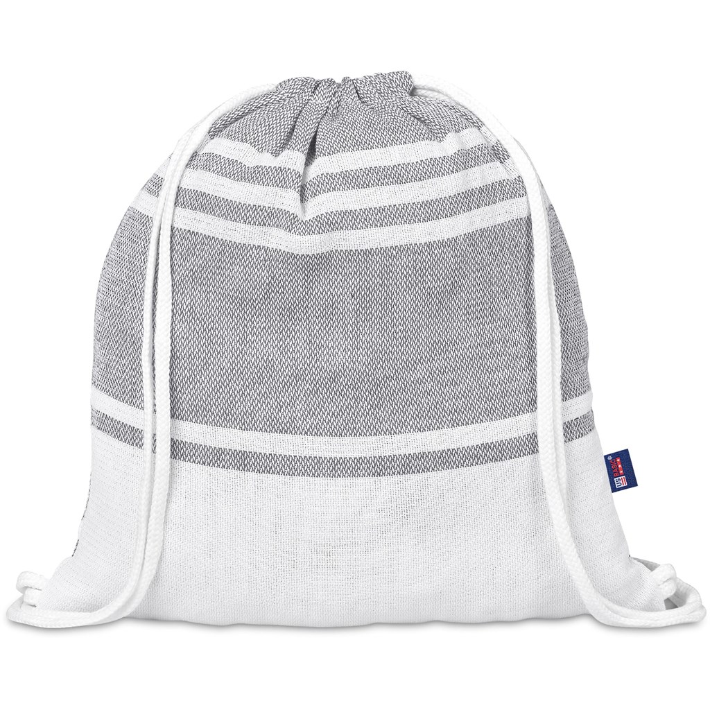 US Basic Santa Cruz Cotton-Rich Beach Towel & Drawstring Bag - Image 25