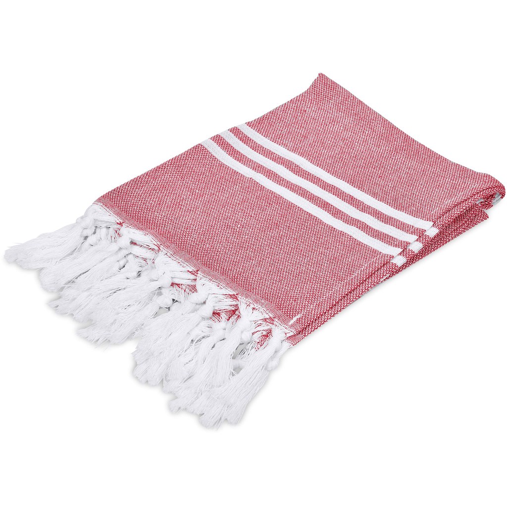 US Basic Santa Cruz Cotton-Rich Beach Towel & Drawstring Bag - Image 32