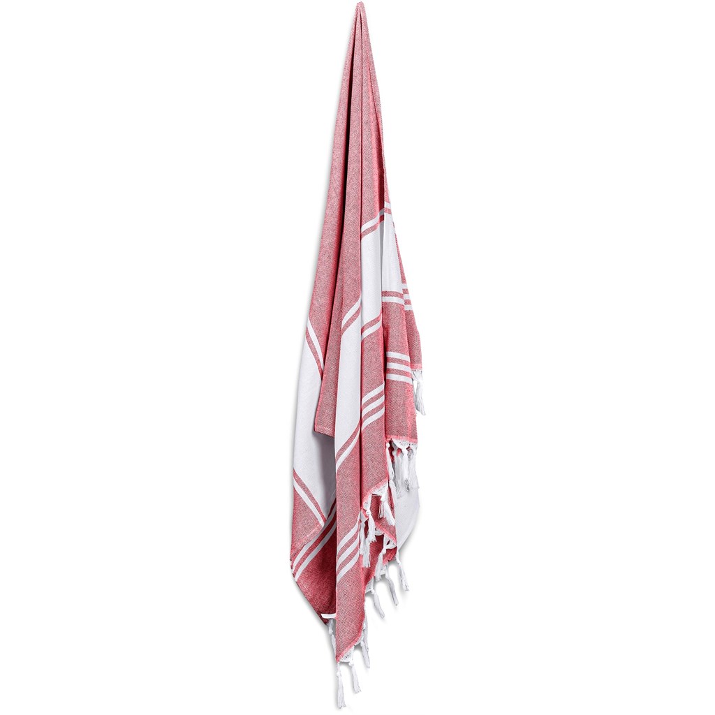 US Basic Santa Cruz Cotton-Rich Beach Towel & Drawstring Bag - Image 36