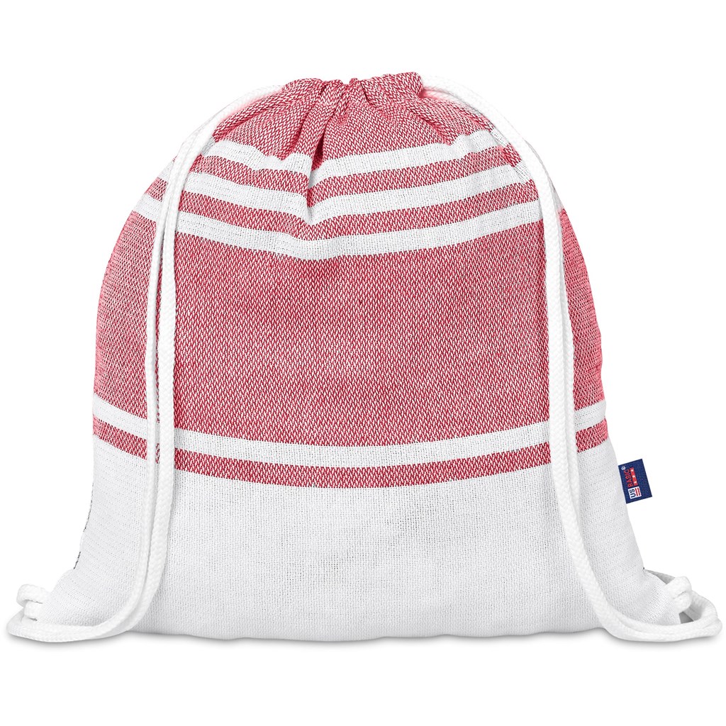 US Basic Santa Cruz Cotton-Rich Beach Towel & Drawstring Bag - Image 33