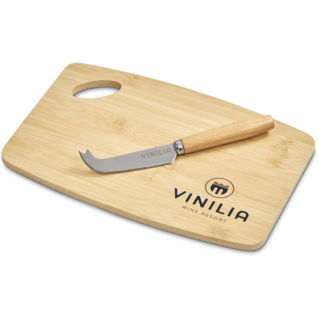 Okiyo Edamu Bamboo Cheese Board Set - Image 3
