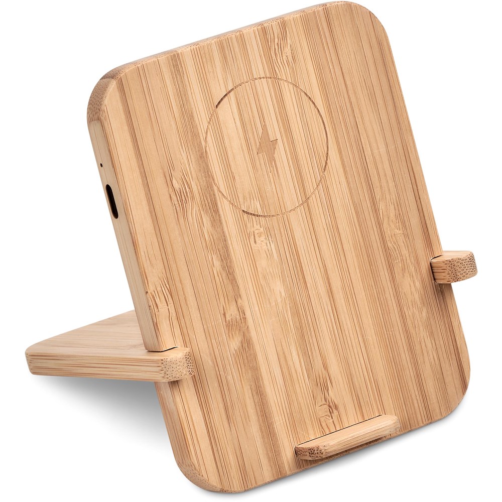 Okiyo Noryoku Bamboo Wireless Charging Phone Stand - Image 13