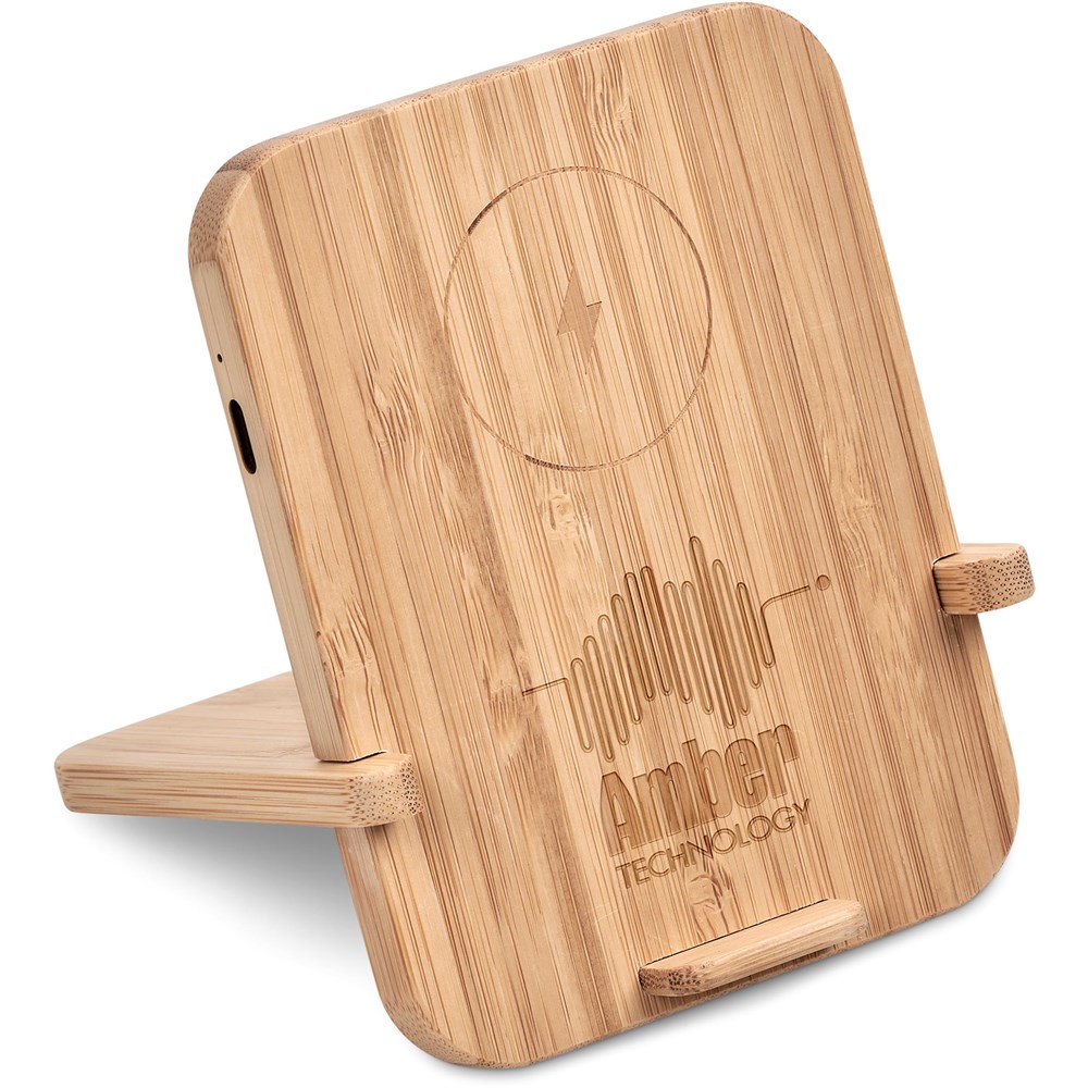Okiyo Noryoku Bamboo Wireless Charging Phone Stand - Image 12
