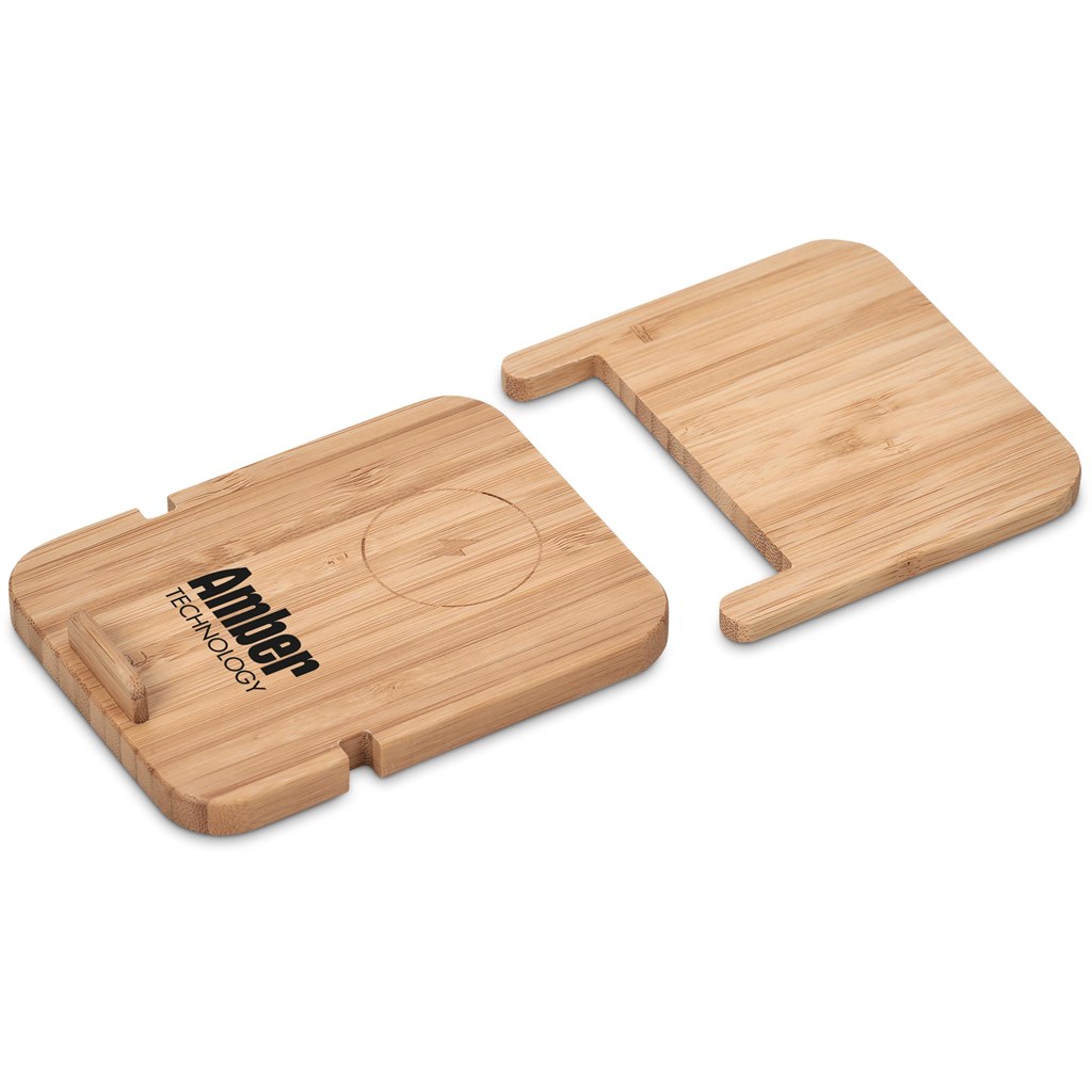 Okiyo Noryoku Bamboo Wireless Charging Phone Stand - Image 6