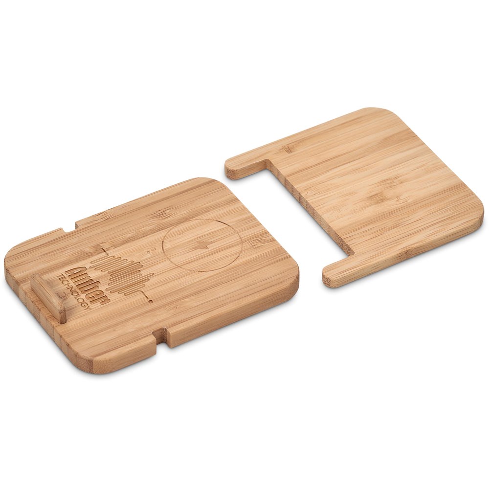 Okiyo Noryoku Bamboo Wireless Charging Phone Stand - Image 7
