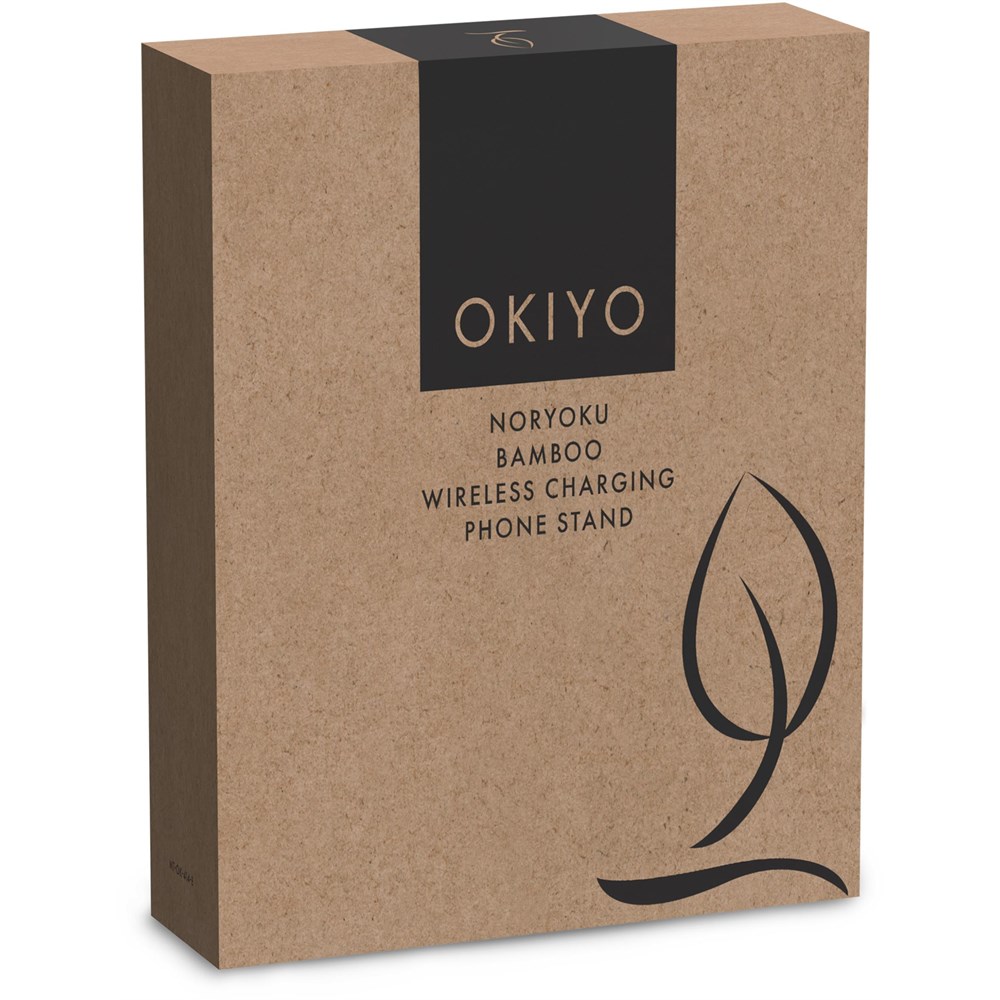 Okiyo Noryoku Bamboo Wireless Charging Phone Stand - Image 11