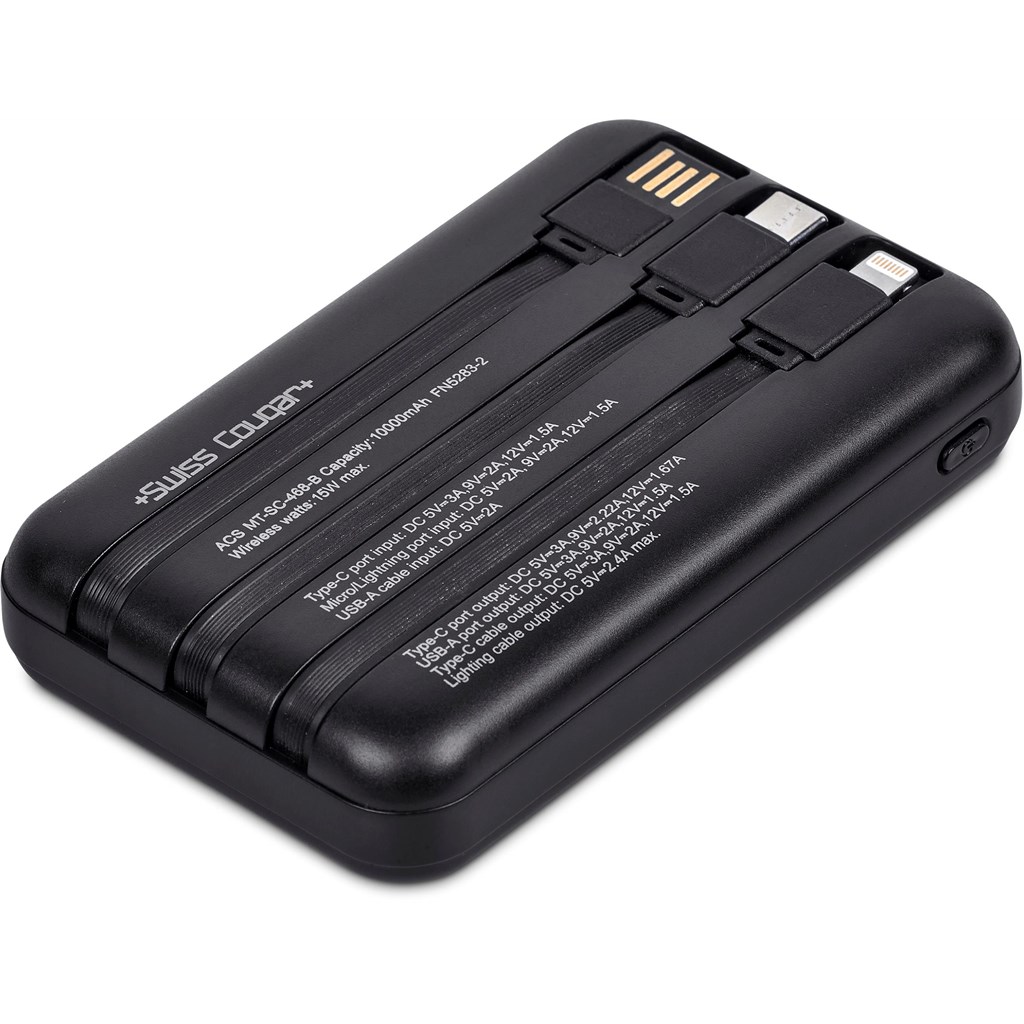 Swiss Cougar Argos Fast Charge 20W Wireless Charging Magnetic Power Bank -10,000mAh - Image 2