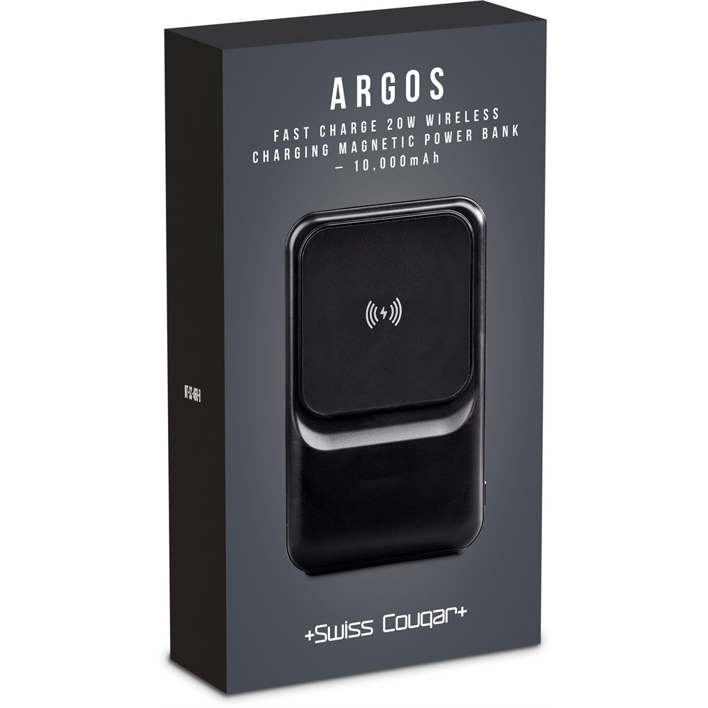 Swiss Cougar Argos Fast Charge 20W Wireless Charging Magnetic Power Bank -10,000mAh - Image 3