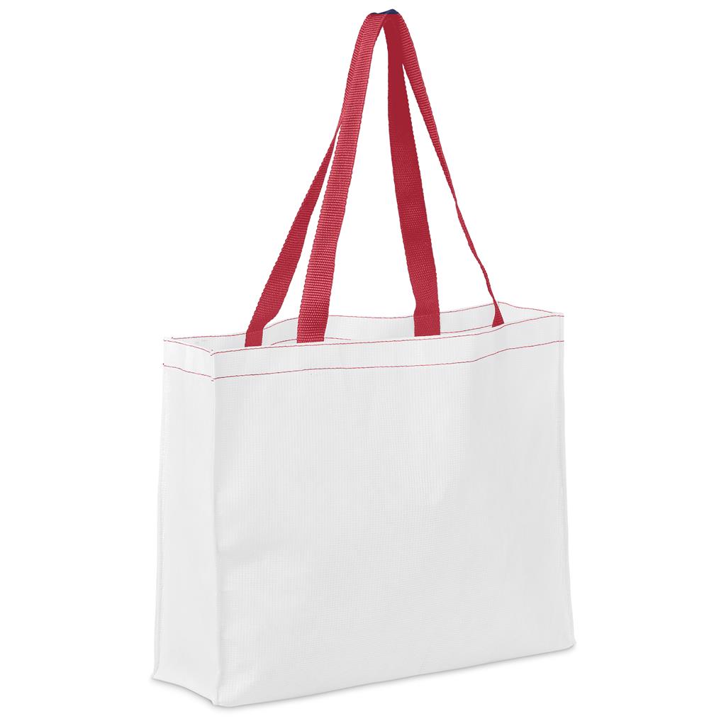 Pre-Production Sample Hoppla Menlyn Recycled PET Stitch-Bond Shopper - Image 9