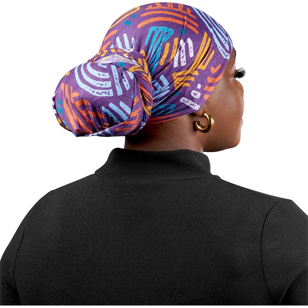 Pre-Production Sample Hoppla Crown Polyester Head Wrap - Image 4