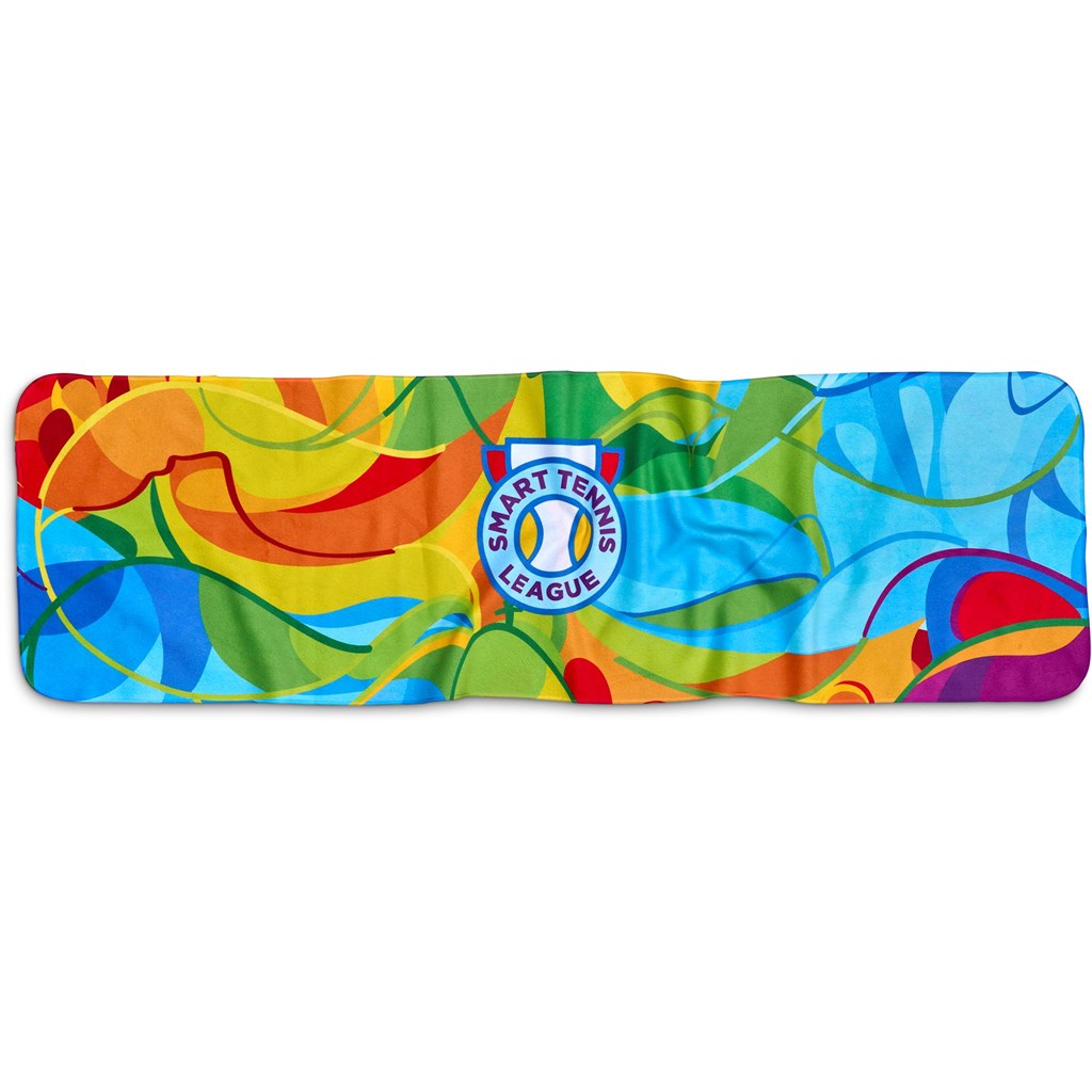Pre-Production Sample Hoppla Relay Sports Towel - Double-Sided Branding - Image 6