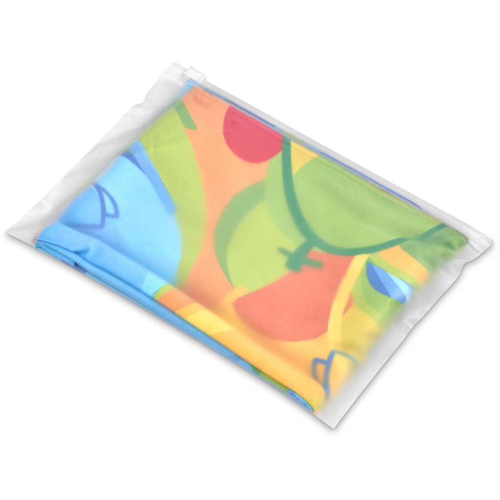 Pre-Production Sample Hoppla Relay Sports Towel - Double-Sided Branding - Image 5