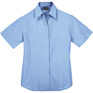 Oxford Blouse Short Sleeve Ladies